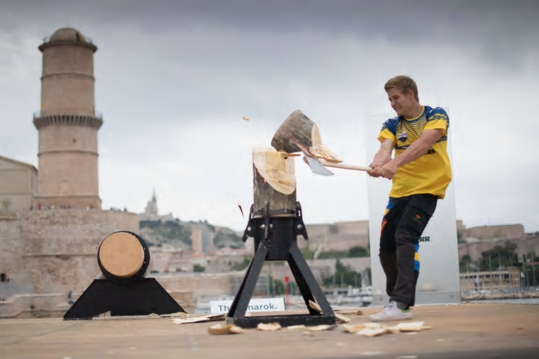 Emil under rookie-VM i Marseille 2018. Nu är han sugen på revansch och en pallplats.