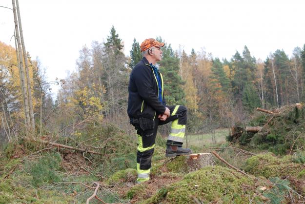 Kolbjörn Kindströmer, Vice ordförande Skogsentreprenörerna, vill att regeringen ska ta brandutredningen på allvar.