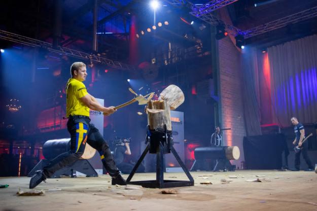 I Standing Block Chop mötte Emil Hansson fransosen Guillaume Maure och båda satte personliga rekord.