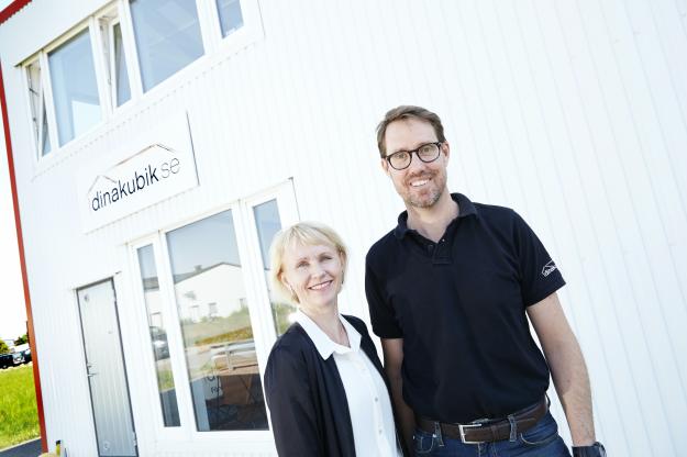 Helena Lundhammar och Henry Lundhammar från Dina Kubik AB.