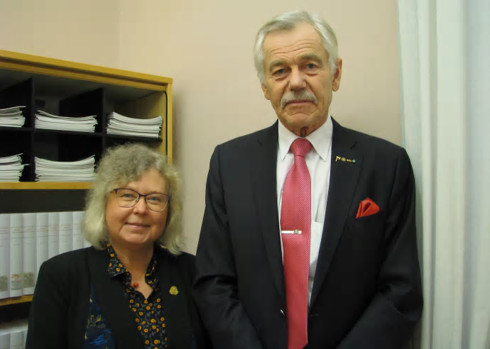 Lena Ingvarsson har valts till vice preses och Jan Fryk har valts till preses i KSLA.